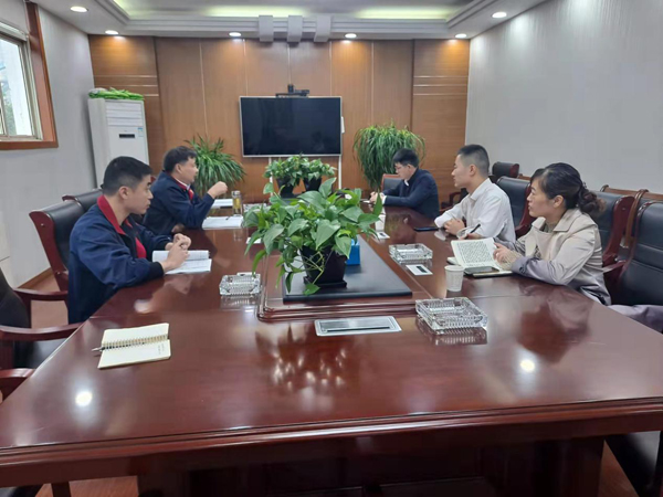 銅官區團委書記到公司調研