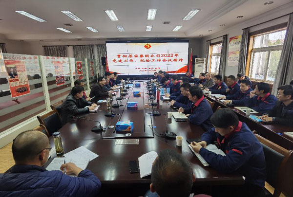 公司召開會議傳達(dá)集團(tuán)公司黨建工作、紀(jì)檢工作會議精神