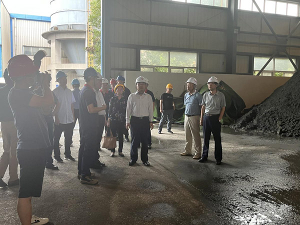 省生態(tài)環(huán)境廳到建材公司視察 省生態(tài)環(huán)境廳到建材公司視察