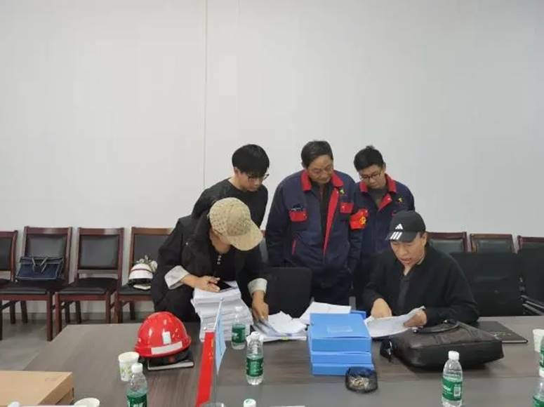 赤峰金通二期電解項目部順利通過赤峰市高新區國慶節前安全、質量聯合專項檢查 